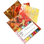 Marbled Mulberry Momi Paper Pack in Warm Colors