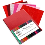 Unryu Mulberry Paper Pack in 6 Red Colors