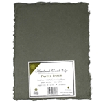 Handmade Deckle Edge Indian Cotton Paper Pack - ARMY GREEN
