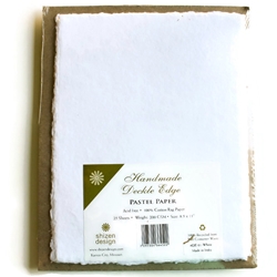 Best Deal for Deckle Papers Handmade Paper Place Cards, for Gift