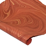 Jute Fiber Paper - BRICK RED MARBLE