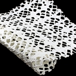 Heavy Mulberry Lace Paper - WHITE