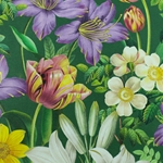 Italian Florentine Paper - XL FLOWERS