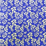 Lokta Paper Origami Pack - VINES - Gold on Cobalt Blue