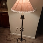 Refurbished Paper Lamp Shade - By Christine DePalma