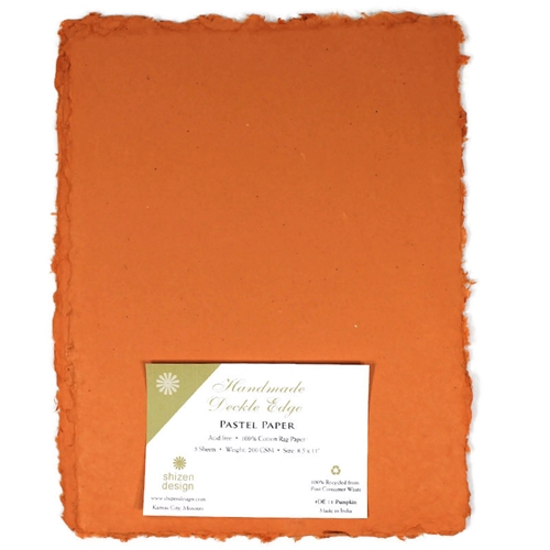 Light Grey, 5 x 7, 200 gsm – Deckle edge paper – Indian Cotton Paper Co.