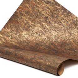 Italian Marbled Paper - COMBED - Brown/Black