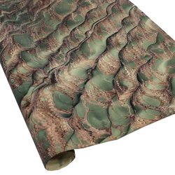 Italian Marbled Paper - DRAGON SKIN - Green/Brown