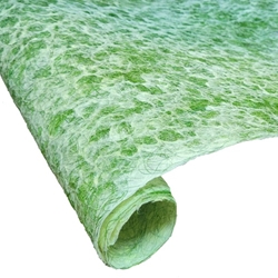 Mulberry Paper with Pitaya Fibers - GREEN