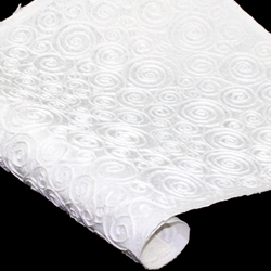 Thai Heavy Embossed Mulberry Paper - Curly Swirly