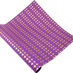 Screenprinted Indian Cotton Paper - PURPLE OVALS