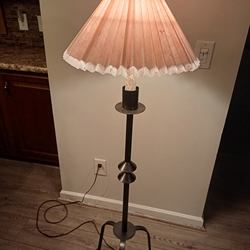 Refurbished Paper Lamp Shade - By Christine DePalma