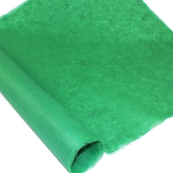 Thai Unryu/Mulberry Paper - EMERALD GREEN